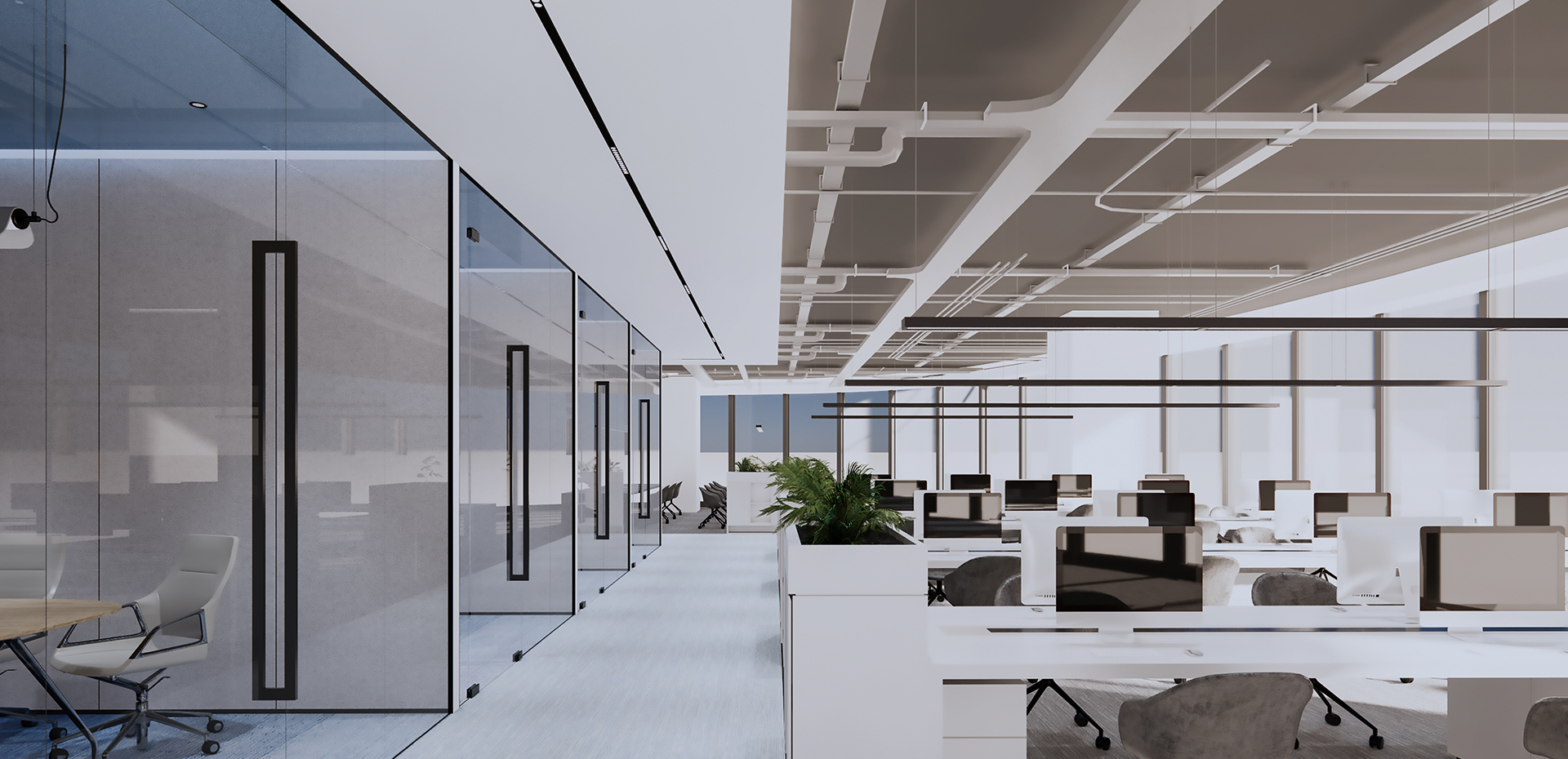 公共空间卫生间隔断